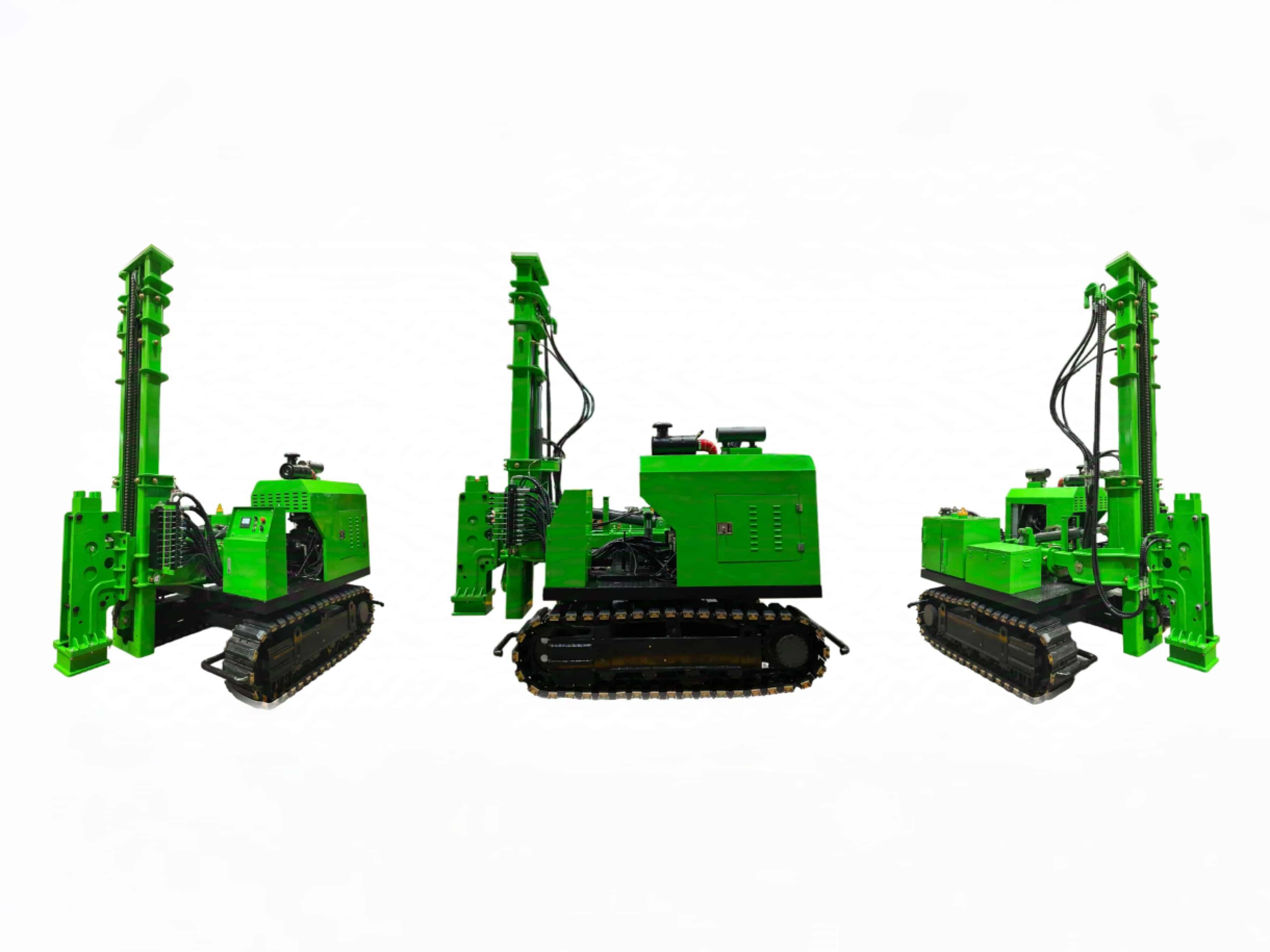 Новый солнечный сваебойный копер! Компания Tezhong Machinery разработала и выпустила TZ670